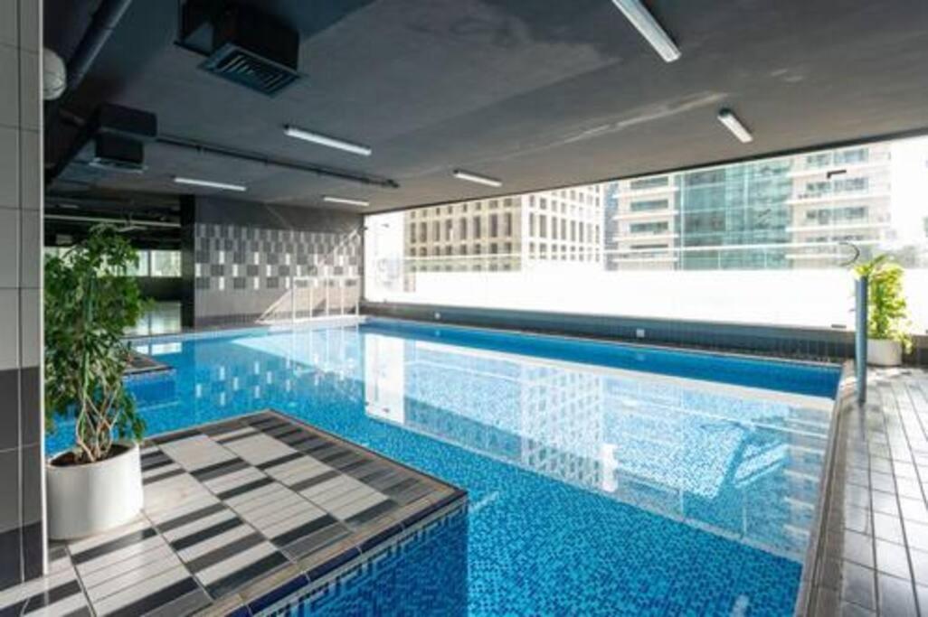 High Floor With City Skyline & Burj Khalifa View 3 Bedroom Unit Marina Dubái Exterior foto