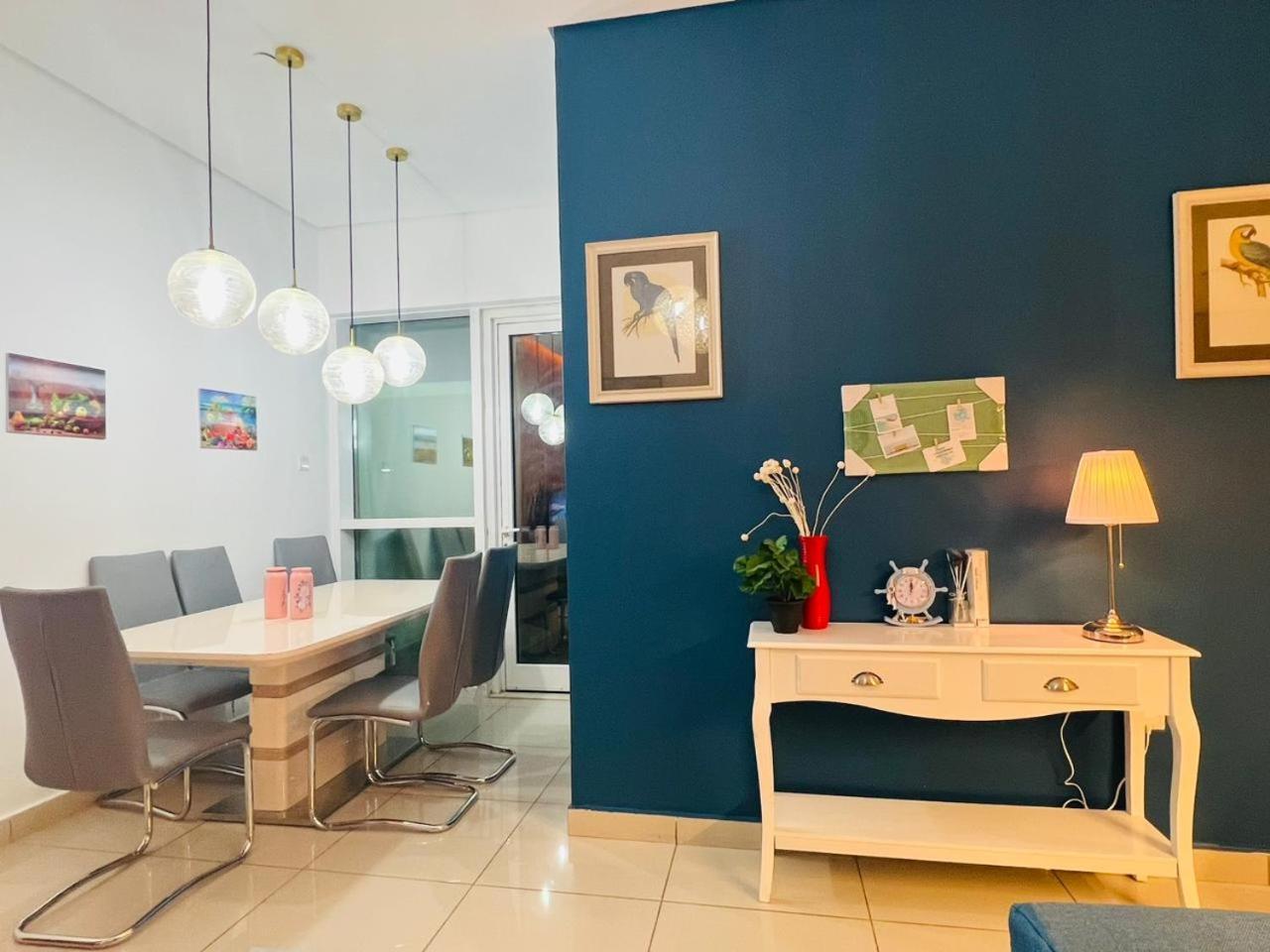 High Floor With City Skyline & Burj Khalifa View 3 Bedroom Unit Marina Dubái Exterior foto